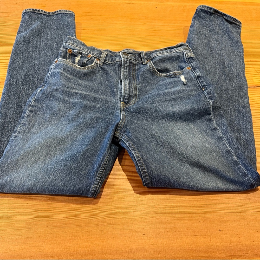 GAP Sky High Straight Blue Jeans - Picture 7 of 9